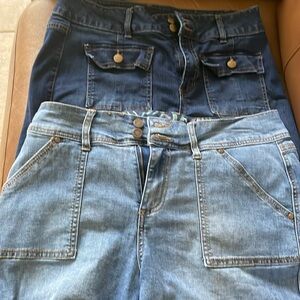 2pairs Jean shorts